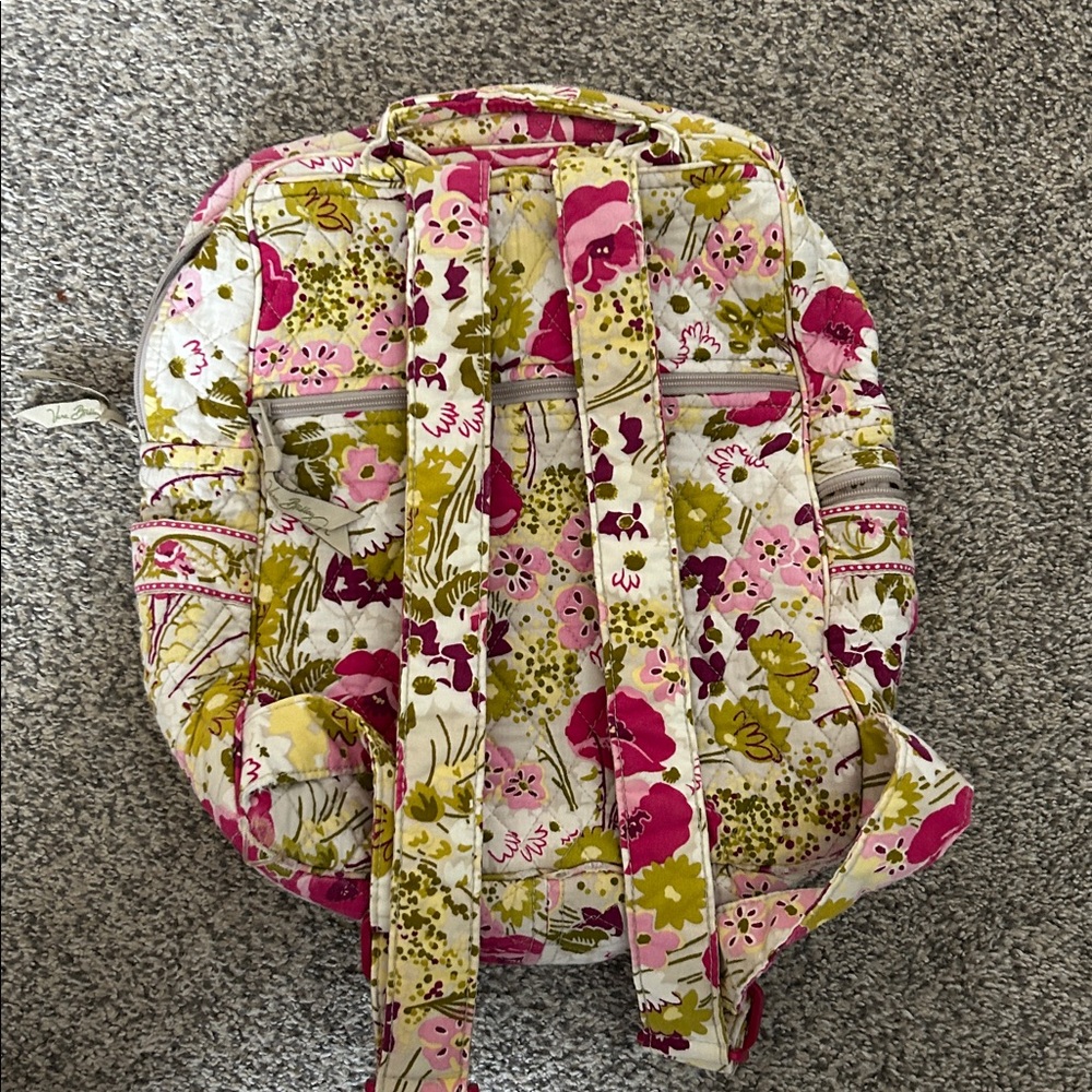 Vera Bradley Floral Quilted Backpack - Picture 9 of 14